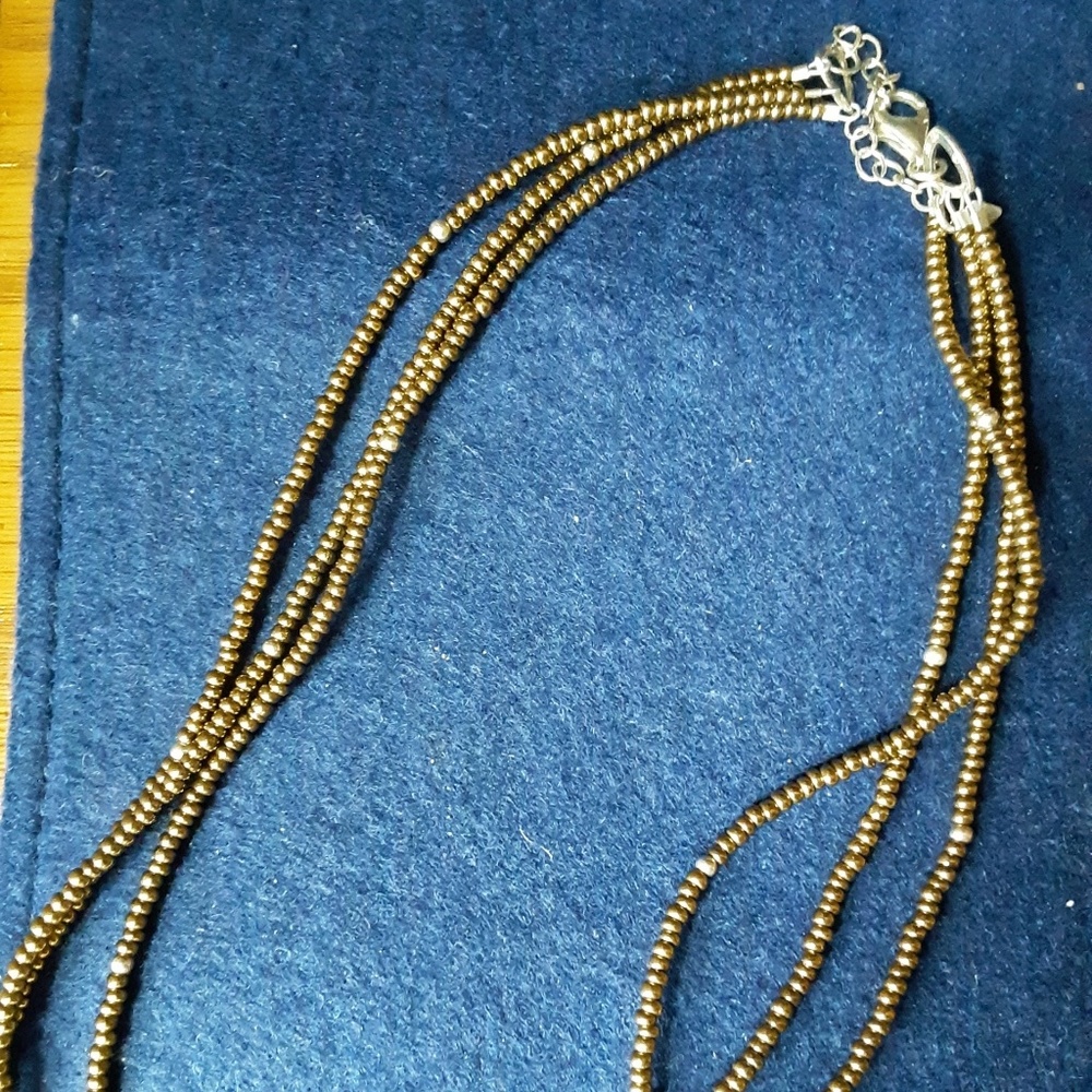 Silpada bronze necklace